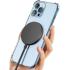 WIWU Wi-W007 Strong Magnetic Adsorption Wireless Charger 15W Type-C 1M Cable for iPhone - Black